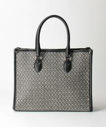 closet story | ＜closet story（クローゼットストーリー）＞ジャカード スクエア トートバッグ(ショルダーバッグ)