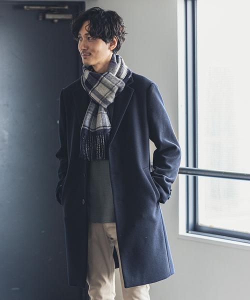 公式 オンライン ストア セール ウーリーテック チェスターコート テーラードジャケット Global Work グローバルワーク のファッション オーセンティック Hmgcreative Com