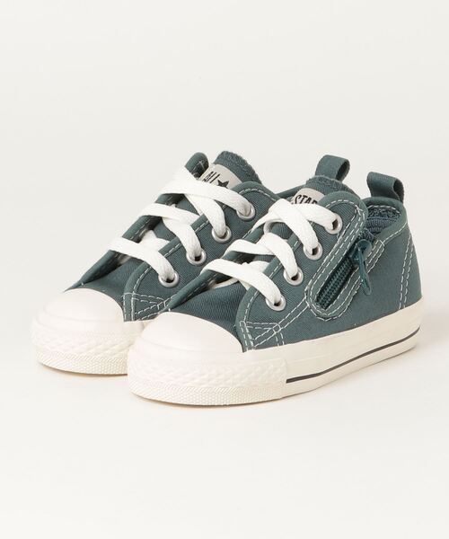 CONVERSE(コンバース)の「converse コンバース 15-22CD AS N STITCHING WT Z OX チャイルド オールスター N ステッチング WT Z OX 37301510 HUNTER GREEN(スニーカー・キッズ・グリーン・18/16/15 /20/21/17/22.0cm/19)」の1枚目の写真