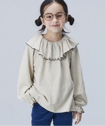 HOGAN RANCH WEAR | ムジビッグフリルカラーカットソー（80～150cm）(Tシャツ/カットソー)