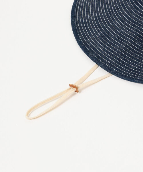 orSlow(オアスロウ)の「orSlow / Wide Brim Denim Hat(ハット・レディース・インディゴブルー・0)」の5枚目の写真