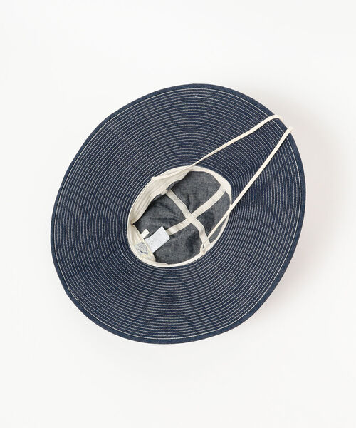 orSlow(オアスロウ)の「orSlow / Wide Brim Denim Hat(ハット・レディース・インディゴブルー・0)」の4枚目の写真