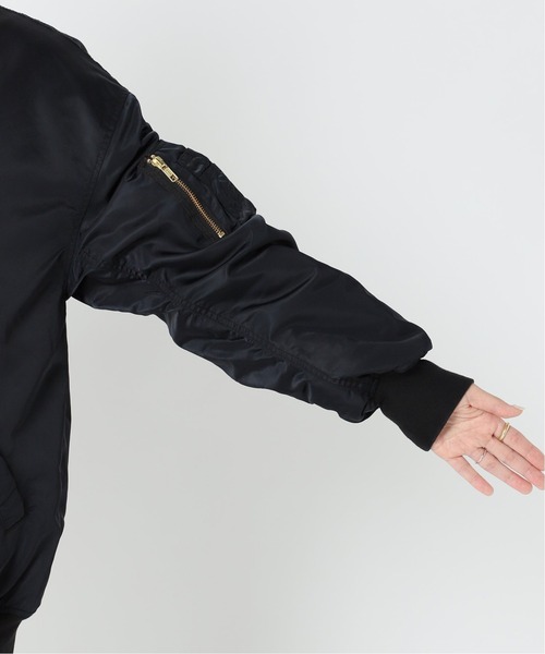 JOURNAL STANDARD（ジャーナルスタンダード）の「ビッグMA-1◆（MA-1・レディース・ネイビー/カーキ・S/M）」の13枚目の写真