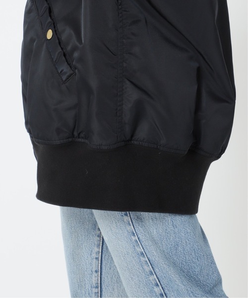 JOURNAL STANDARD（ジャーナルスタンダード）の「ビッグMA-1◆（MA-1・レディース・ネイビー/カーキ・S/M）」の10枚目の写真