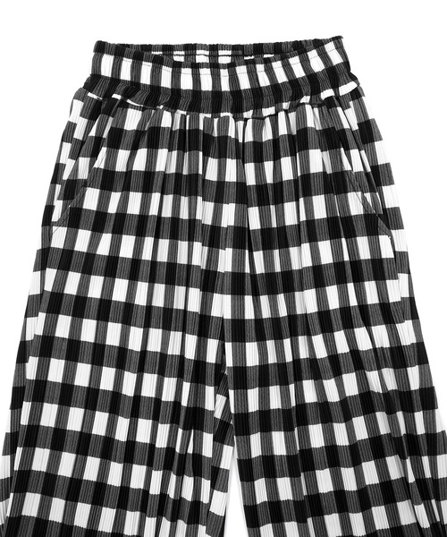 Figments（フィグメンツ）の「プリーツチェックパンツ（その他パンツ・レディース・ホワイト/ブルー系その他・FREE）」の10枚目の写真