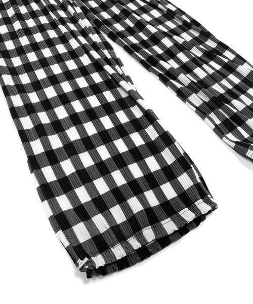 Figments（フィグメンツ）の「プリーツチェックパンツ（その他パンツ・レディース・ホワイト/ブルー系その他・FREE）」の12枚目の写真