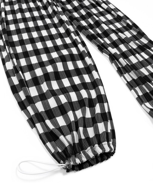 Figments（フィグメンツ）の「プリーツチェックパンツ（その他パンツ・レディース・ホワイト/ブルー系その他・FREE）」の13枚目の写真