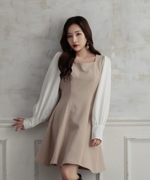 ANDGEEBEE | ブラウススリーブミニワンピ(ワンピース)