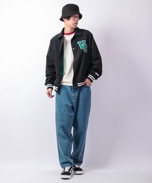 【VISIONSTREETWEAR】フェルトワッペンコーチブルゾン