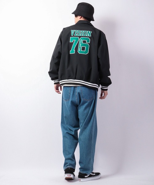 【VISIONSTREETWEAR】フェルトワッペンコーチブルゾン