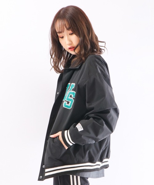 【VISIONSTREETWEAR】フェルトワッペンコーチブルゾン