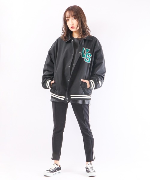 【VISIONSTREETWEAR】フェルトワッペンコーチブルゾン