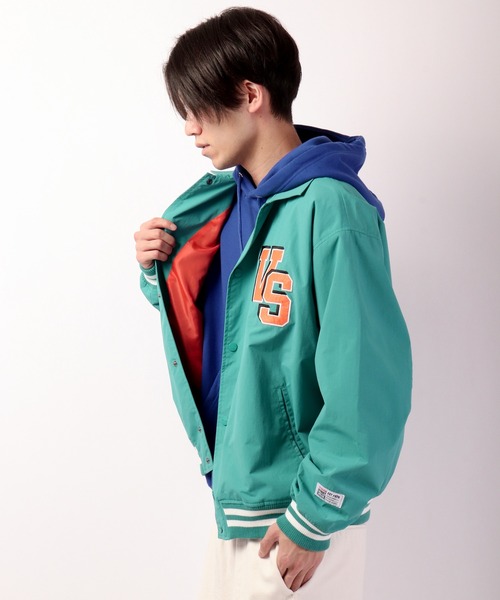 【VISIONSTREETWEAR】フェルトワッペンコーチブルゾン