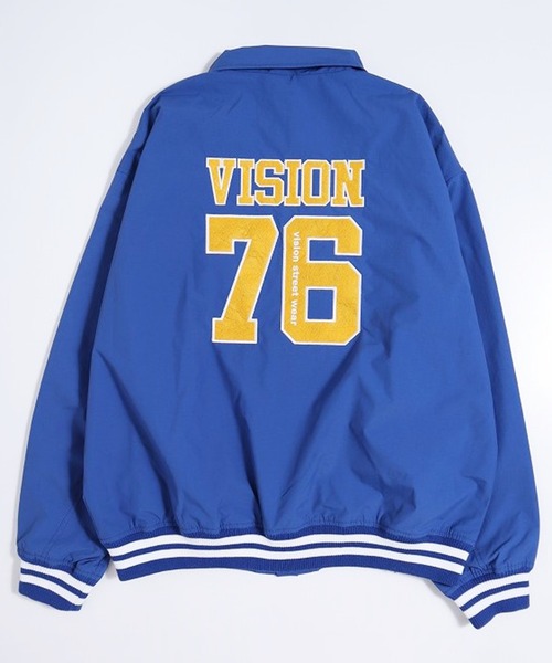 【VISIONSTREETWEAR】フェルトワッペンコーチブルゾン
