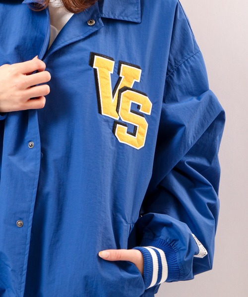 【VISIONSTREETWEAR】フェルトワッペンコーチブルゾン