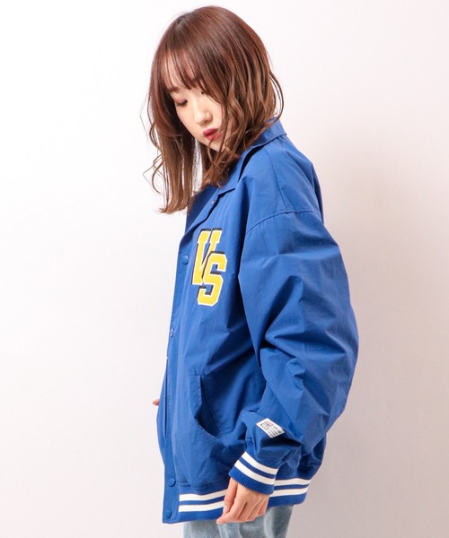 【VISIONSTREETWEAR】フェルトワッペンコーチブルゾン
