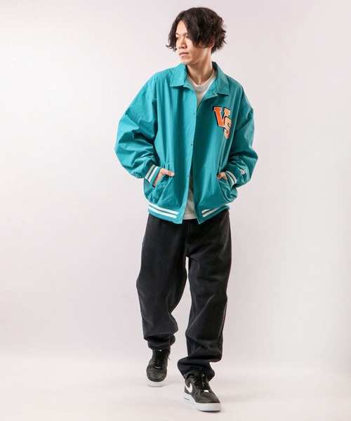 【VISIONSTREETWEAR】フェルトワッペンコーチブルゾン