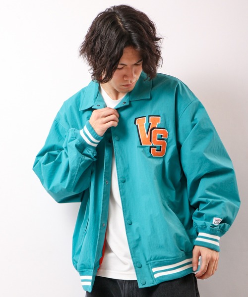 【VISIONSTREETWEAR】フェルトワッペンコーチブルゾン