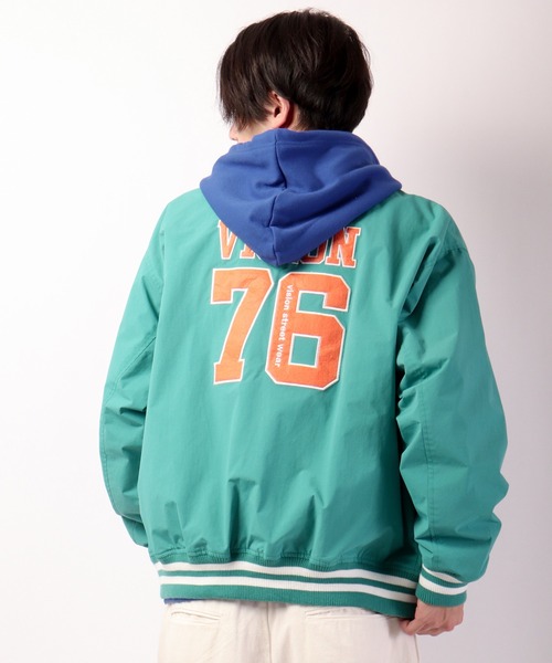 【VISIONSTREETWEAR】フェルトワッペンコーチブルゾン