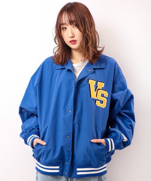 【VISIONSTREETWEAR】フェルトワッペンコーチブルゾン