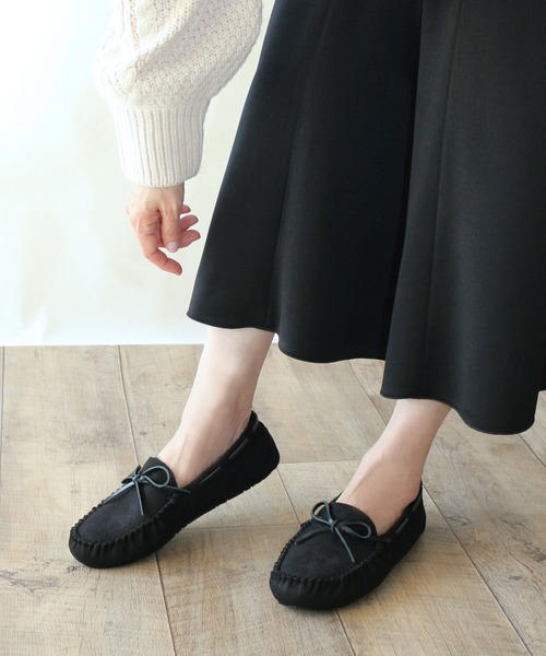 セール エコファーモカシン 低反発スポンジ入り モカシン デッキシューズ Fin フィン のファッション通販 Zozotown