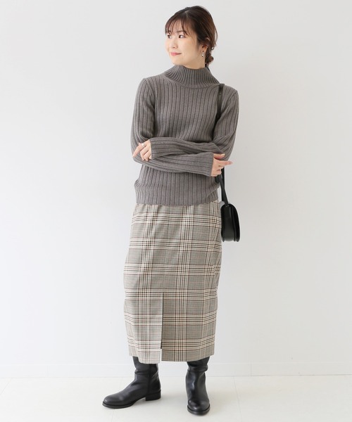SLOBE IENA(スローブイエナ)の「BARUFFA ハイネックプルオーバー◆(ニット/セーター・レディース・ブラック/ベージュ/グレー系その他・FREE)」の16枚目の写真