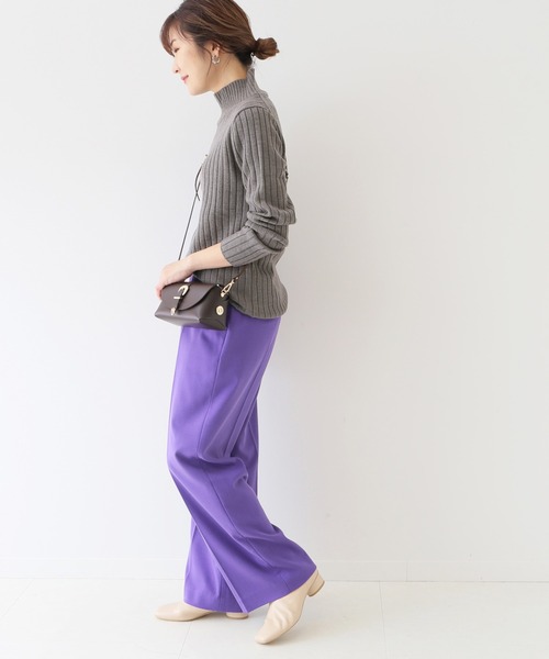 SLOBE IENA(スローブイエナ)の「BARUFFA ハイネックプルオーバー◆(ニット/セーター・レディース・ブラック/ベージュ/グレー系その他・FREE)」の11枚目の写真