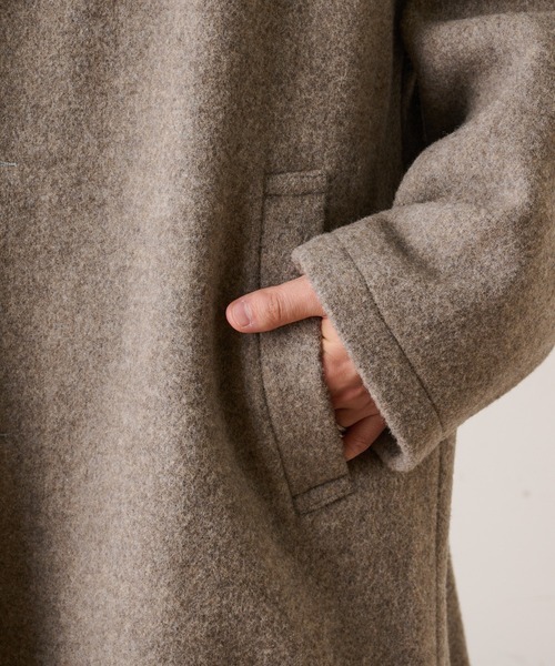 DANTON(ダントン)の「【DANTON/ダントン】チェスターコート(チェスターコート・メンズ・ネイビー/ライトベージュ・40/42)」の6枚目の写真