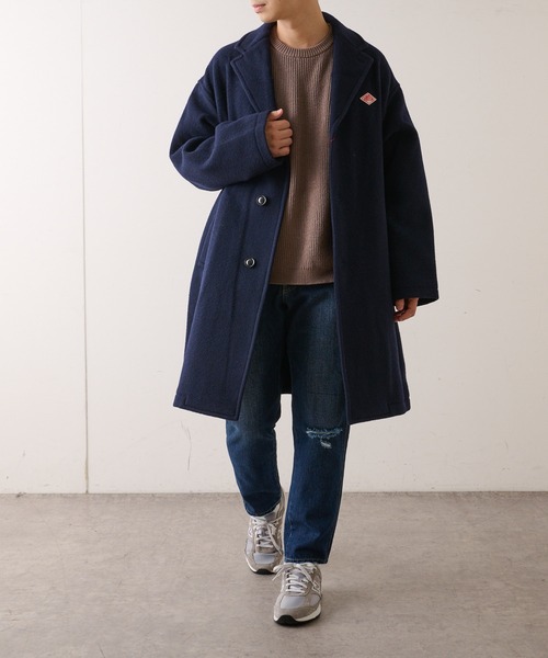DANTON(ダントン)の「【DANTON/ダントン】チェスターコート(チェスターコート・メンズ・ネイビー/ライトベージュ・40/42)」の7枚目の写真