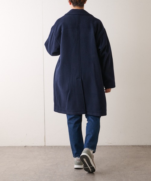 DANTON(ダントン)の「【DANTON/ダントン】チェスターコート(チェスターコート・メンズ・ネイビー/ライトベージュ・40/42)」の5枚目の写真