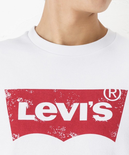 Mac-House（マックハウス）の「Batwing CREWNECK SWEAT/バッドウィングクルーネックスウェット（Tシャツ/カットソー・メンズ・ホワイト・M/S/L）」の5枚目の写真