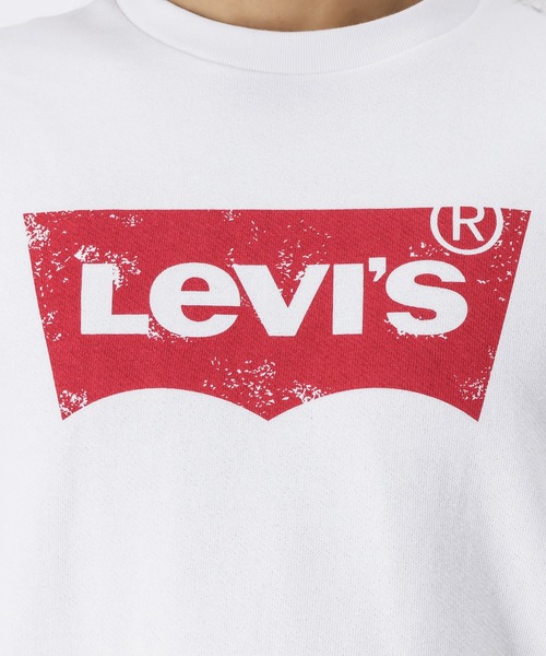 Mac-House（マックハウス）の「Batwing CREWNECK SWEAT/バッドウィングクルーネックスウェット（Tシャツ/カットソー・メンズ・ホワイト・M/S/L）」の3枚目の写真