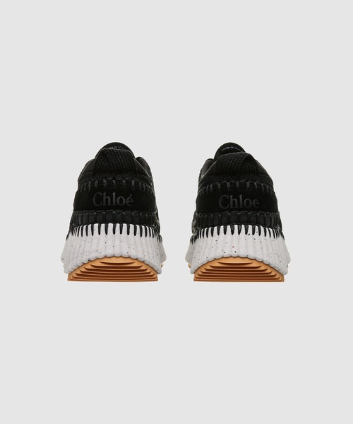 Chloe(クロエ)の「NAMA / スニーカー SUSTAINABLE Low TOP SNEAKER(スニーカー・レディース・ブラック・37/36/38)」の4枚目の写真