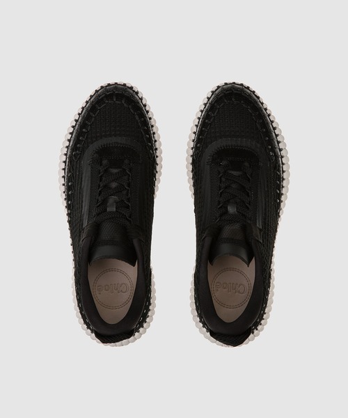 Chloe(クロエ)の「NAMA / スニーカー SUSTAINABLE Low TOP SNEAKER(スニーカー・レディース・ブラック・37/36/38)」の5枚目の写真