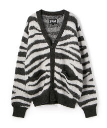 schott | Schott/ショット/MOHAIR ZEBRA CARDIGAN/モヘア ゼブラ カーディガン(カーディガン/ボレロ)