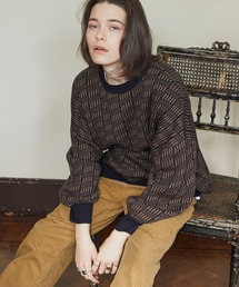 feepur | ジャガード柄オーバーニット(ニット/セーター)