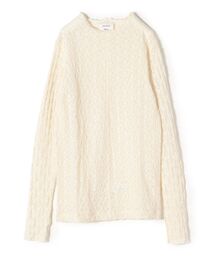 SHIPS | 【SHIPS別注】assiette:〈手洗い可能〉レースハイネックトップス(Tシャツ/カットソー)