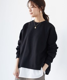 CRAFT STANDARD BOUTIQUE | 微起毛裏毛切替プルオーバー　＊(スウェット)
