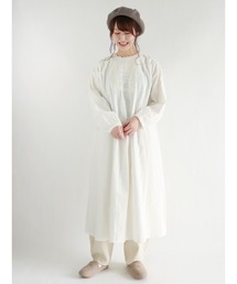 Samansa Mos2 | 胸レース貼りワンピース(ワンピース)