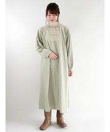 Samansa Mos2 | 胸レース貼りワンピース(ワンピース)