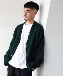 BEAMS | BEAMS / 7ゲージ ダメージ Vネック カーディガン(カーディガン/ボレロ)