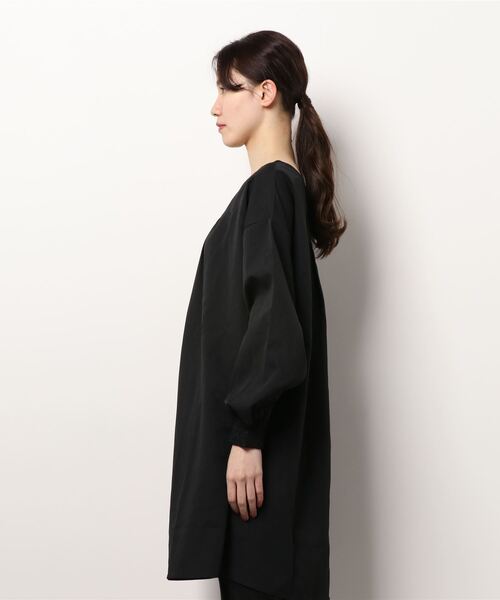 coca(coca)(コカ)の「ボートネックギャザーチュニック(チュニック・レディース・ブラック/キャメル・ONE SIZE)」の15枚目の写真