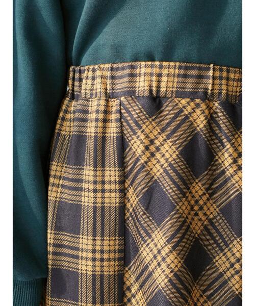 Green　Parks（グリーンパークス）の「・novem9 チェックマーメイドスカート＊（スカート・レディース・レッド/イエロー/グリーン/アイボリー・FREE）」の20枚目の写真