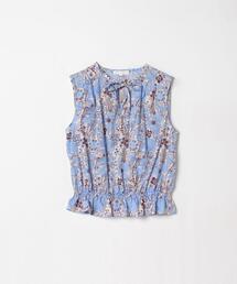 WR23 CHEMISE ボタニカルプリントブラウス