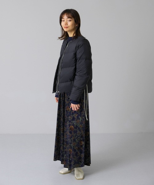 KBF（ケイビーエフ）の「プリントベロアロングスカート（スカート・レディース・ベージュ系その他/ブルー系その他・ONE）」の7枚目の写真