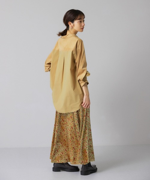 KBF（ケイビーエフ）の「プリントベロアロングスカート（スカート・レディース・ベージュ系その他/ブルー系その他・ONE）」の12枚目の写真