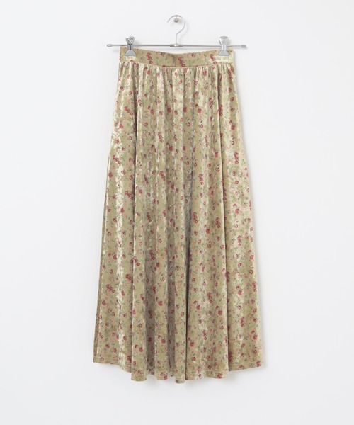 KBF（ケイビーエフ）の「プリントベロアロングスカート（スカート・レディース・ベージュ系その他/ブルー系その他・ONE）」の21枚目の写真