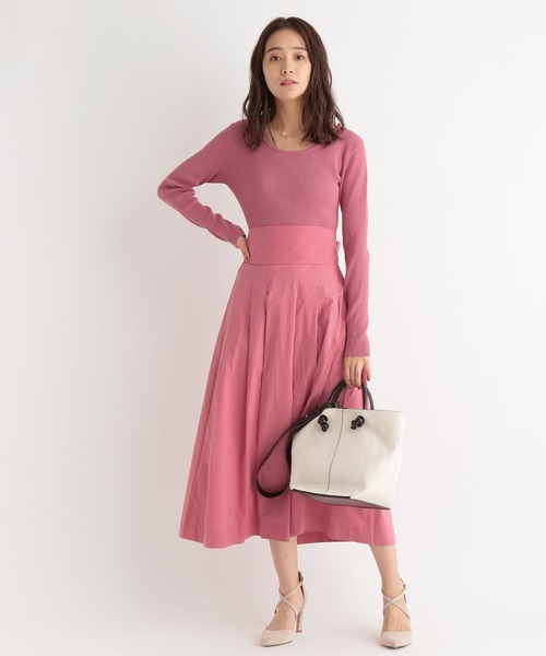 Andemiu（アンデミュウ）の「ムスビトート267356（トートバッグ・レディース・オフホワイト/イエロー/キャメル・FREE）」の9枚目の写真