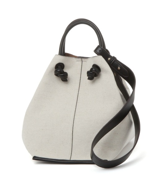 Andemiu（アンデミュウ）の「ムスビトート267356（トートバッグ・レディース・オフホワイト/イエロー/キャメル・FREE）」の21枚目の写真