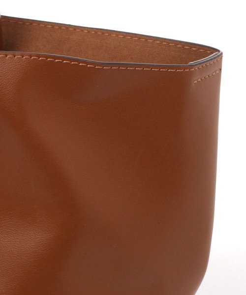 Andemiu（アンデミュウ）の「ムスビトート267356（トートバッグ・レディース・オフホワイト/イエロー/キャメル・FREE）」の6枚目の写真